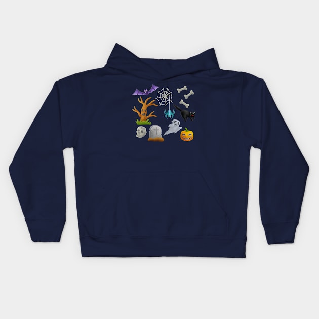 Funny nightmare Kids Hoodie by CleanRain3675